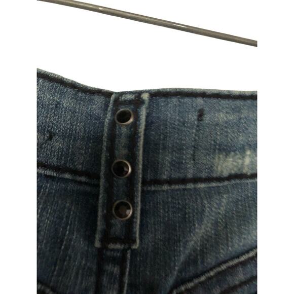 Cache Contour Elaborate Embellished Jean Pant Size 4/6 Denim Stretch $188 NWT - Picture 6 of 10
